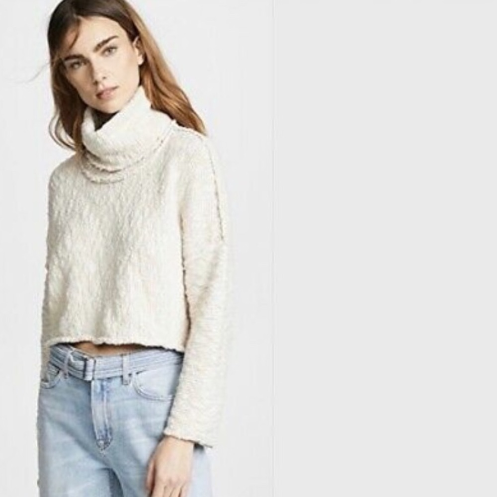 Free People Easy Cowl Pullover Sweater